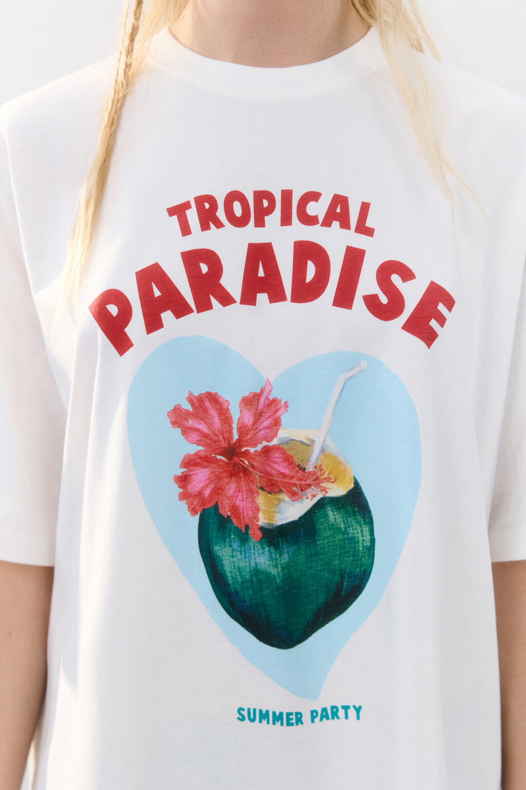 Футболка oversize хлопковая с принтом - цвет мультиколор - 5