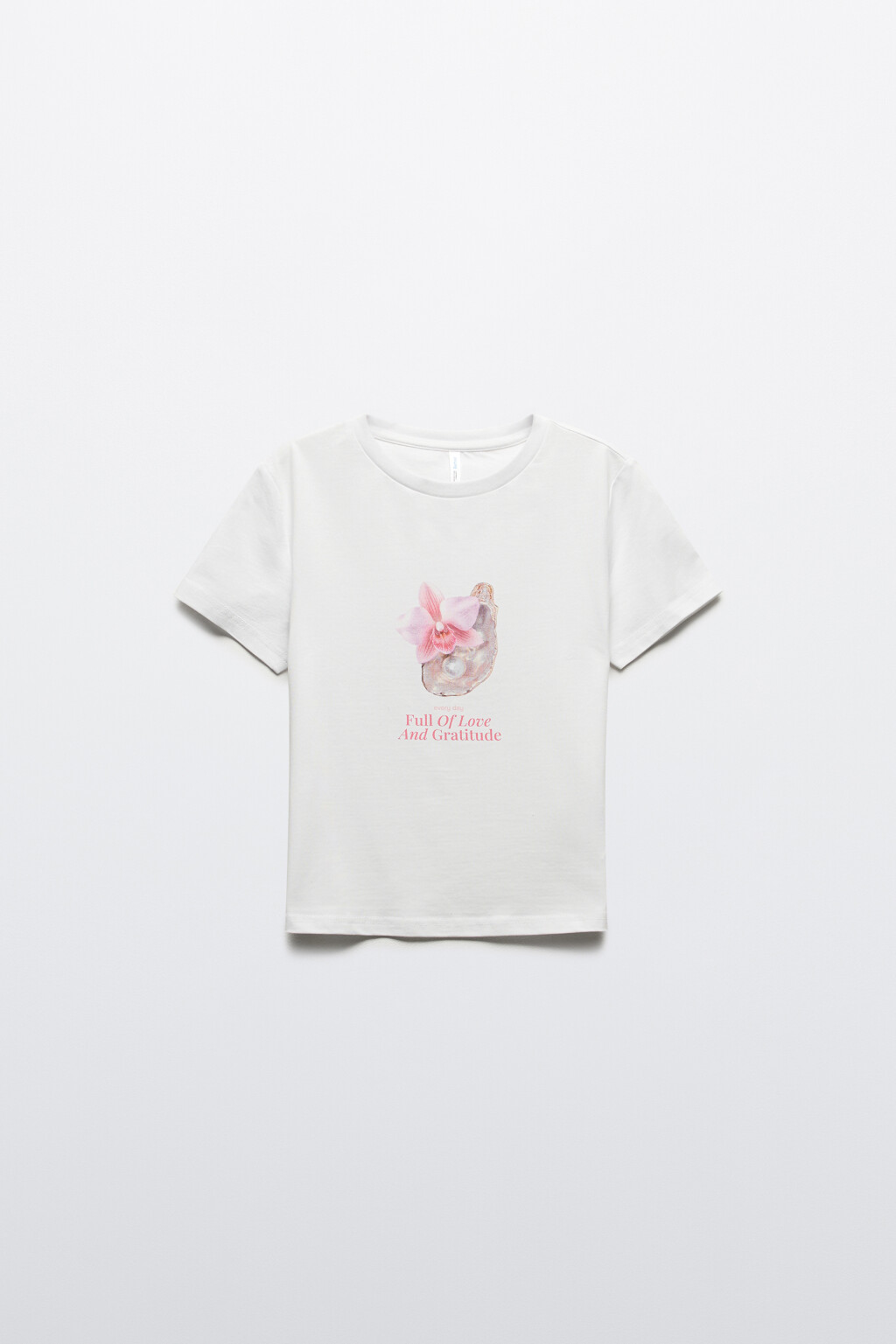 Футболка облегающая с принтом - цвет белый - 7