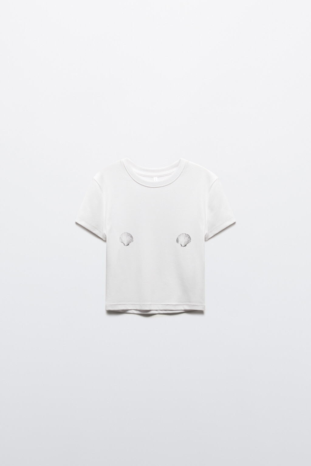 Футболка-топ с принтом - цвет белый - 7