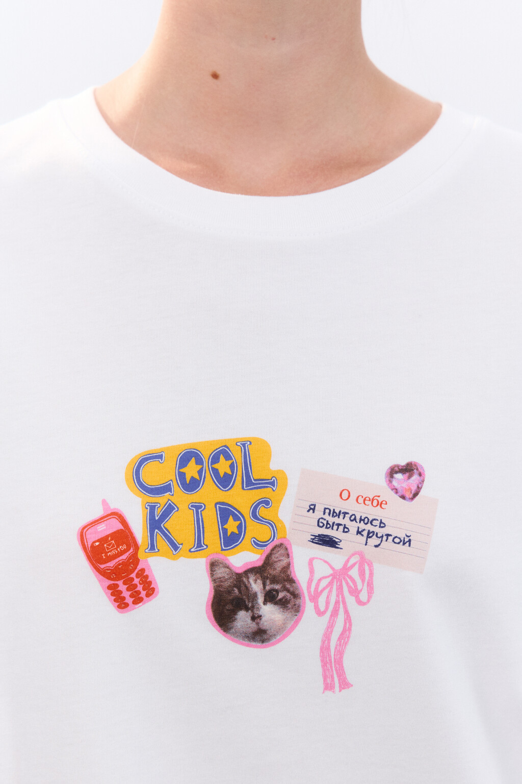 Футболка oversize с принтом - цвет мультиколор - 6