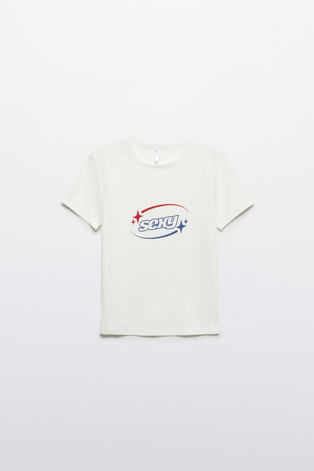 Футболка облегающая с принтом - цвет белый - 8