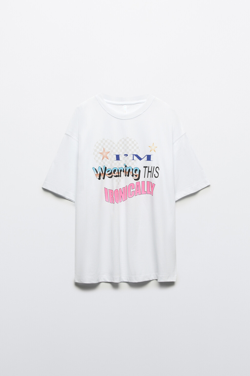 Футболка хлопковая с принтом - цвет белый - 7