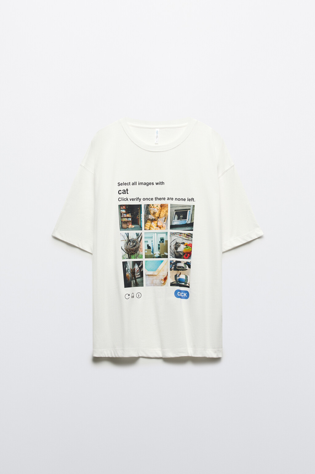 Футболка хлопковая с принтом - цвет белый - 7