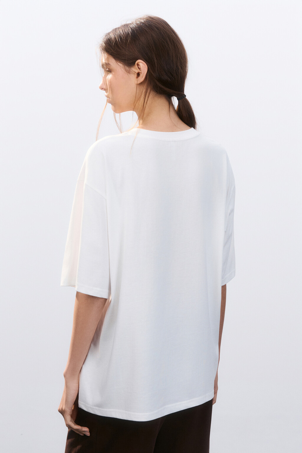 Футболка свободная с принтом - цвет мультиколор - 3