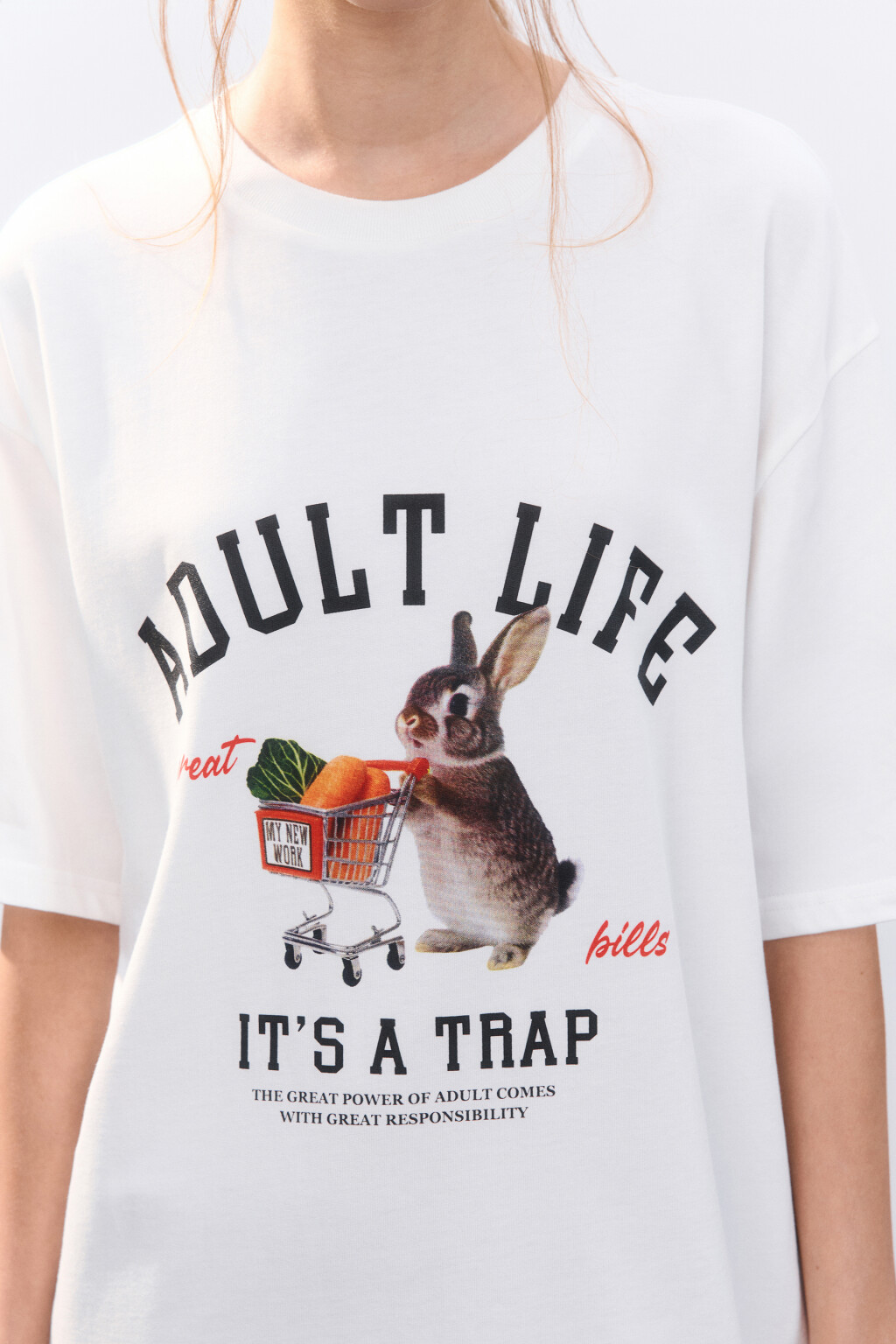 Футболка свободная с принтом - цвет мультиколор - 5