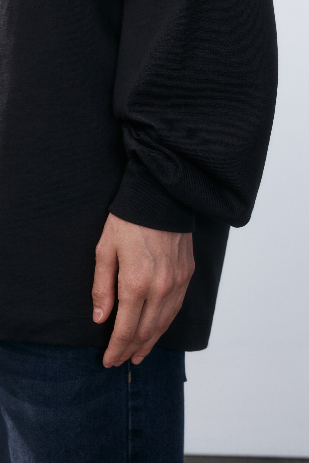 Лонгслив с университетским принтом - цвет черный - 6