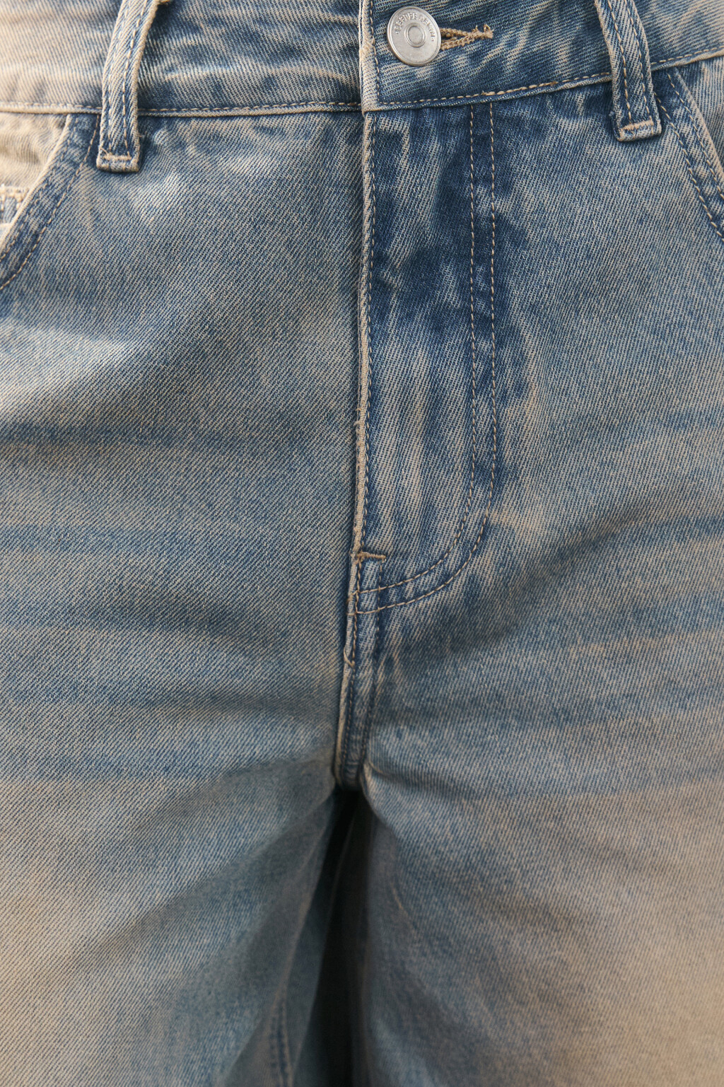 Джинсы barrel fit со средней посадкой - цвет коричневый - 5