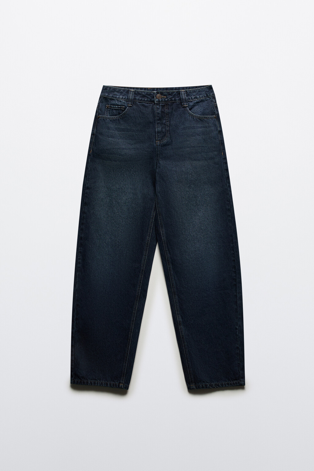 Джинсы baggy fit со средней посадкой - цвет синий - 7