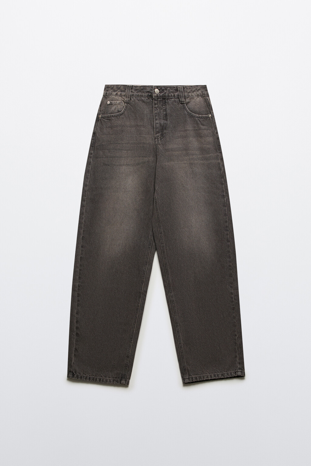 Джинсы baggy fit со средней посадкой - цвет тауп - 7