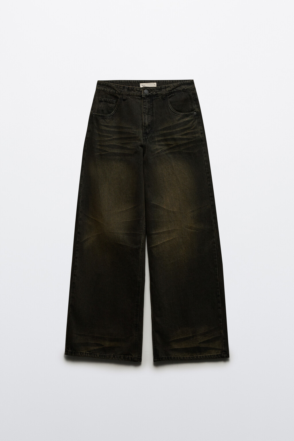 Джинсы baggy fit со средней посадкой - цвет коричневый - 7