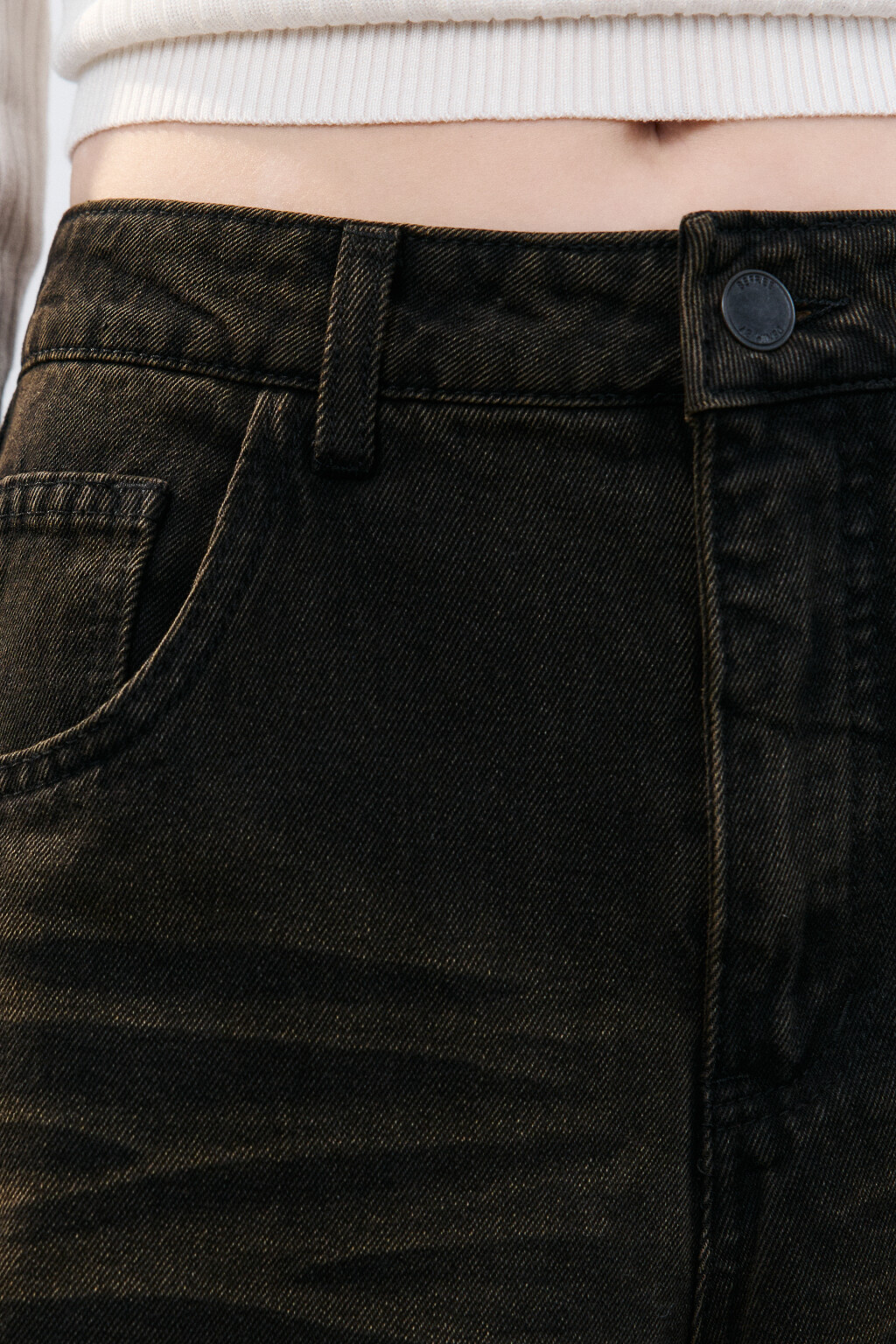 Джинсы baggy fit со средней посадкой - цвет коричневый - 5