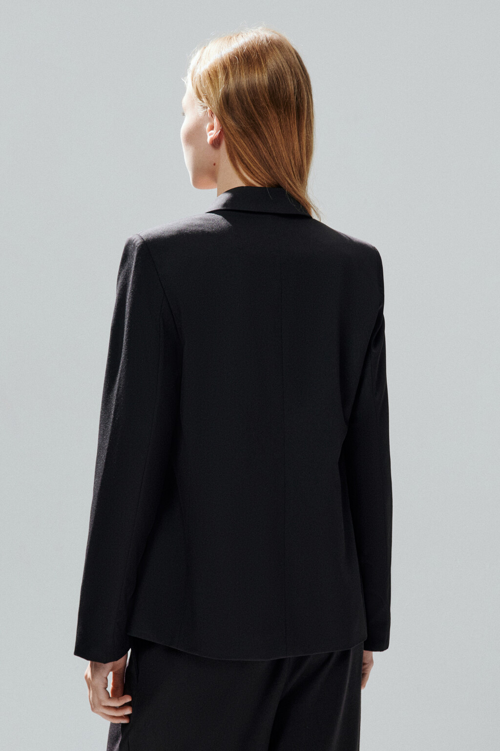 Пиджак однобортный классический - цвет черный - 5