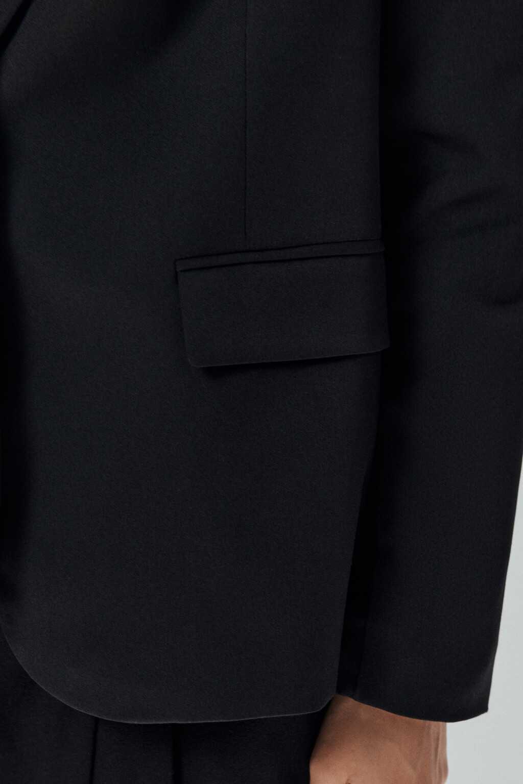 Пиджак однобортный классический - цвет черный - 8