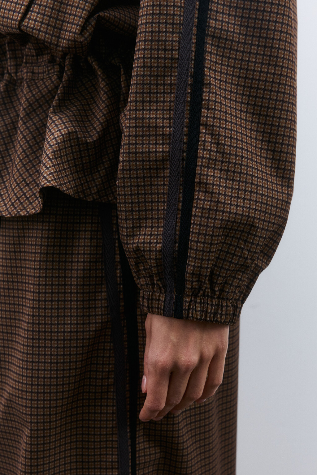 Жакет-бомбер с оборками - цвет мультиколор - 6