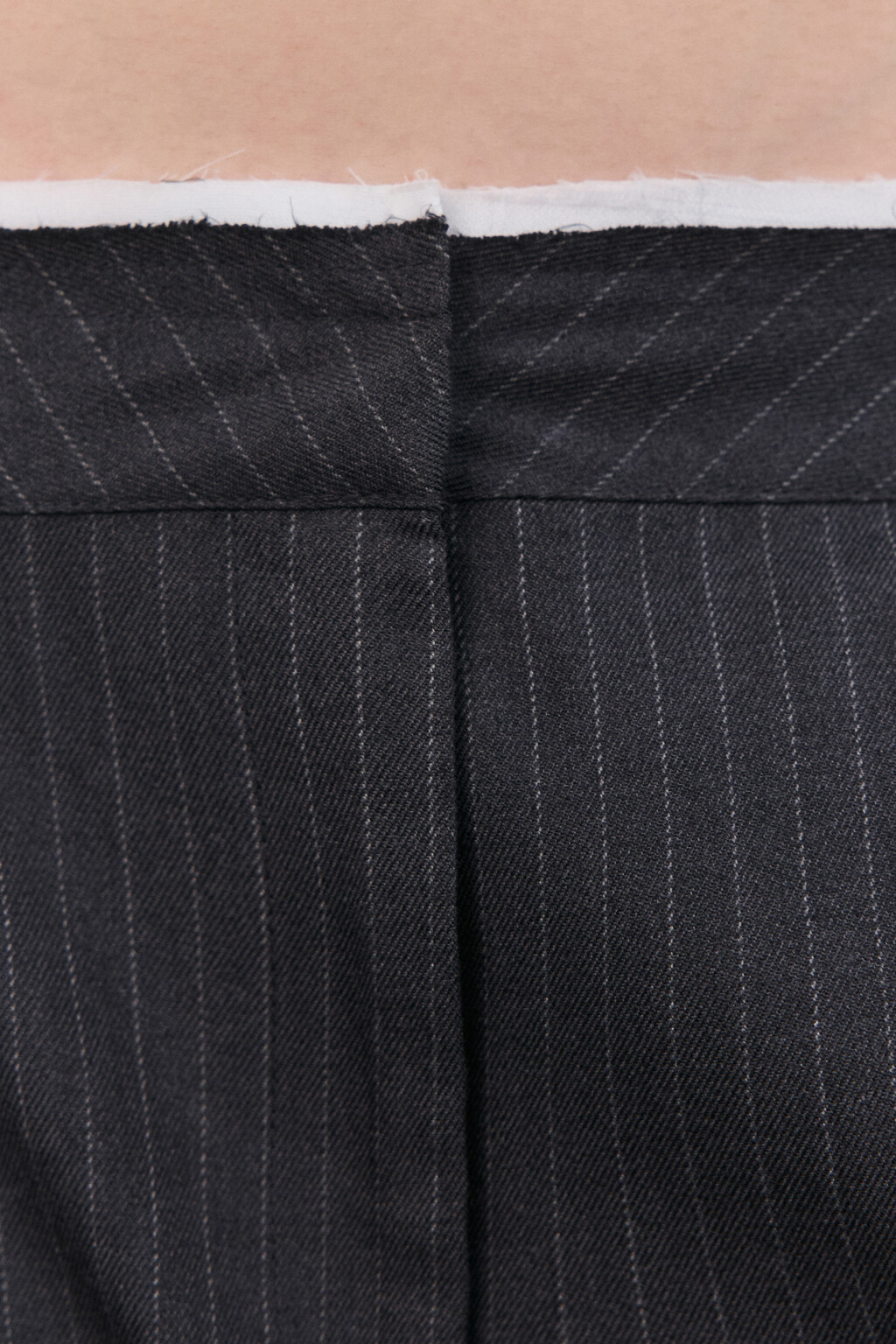 Брюки-кюлоты с имитацией второго слоя - цвет серый - 6