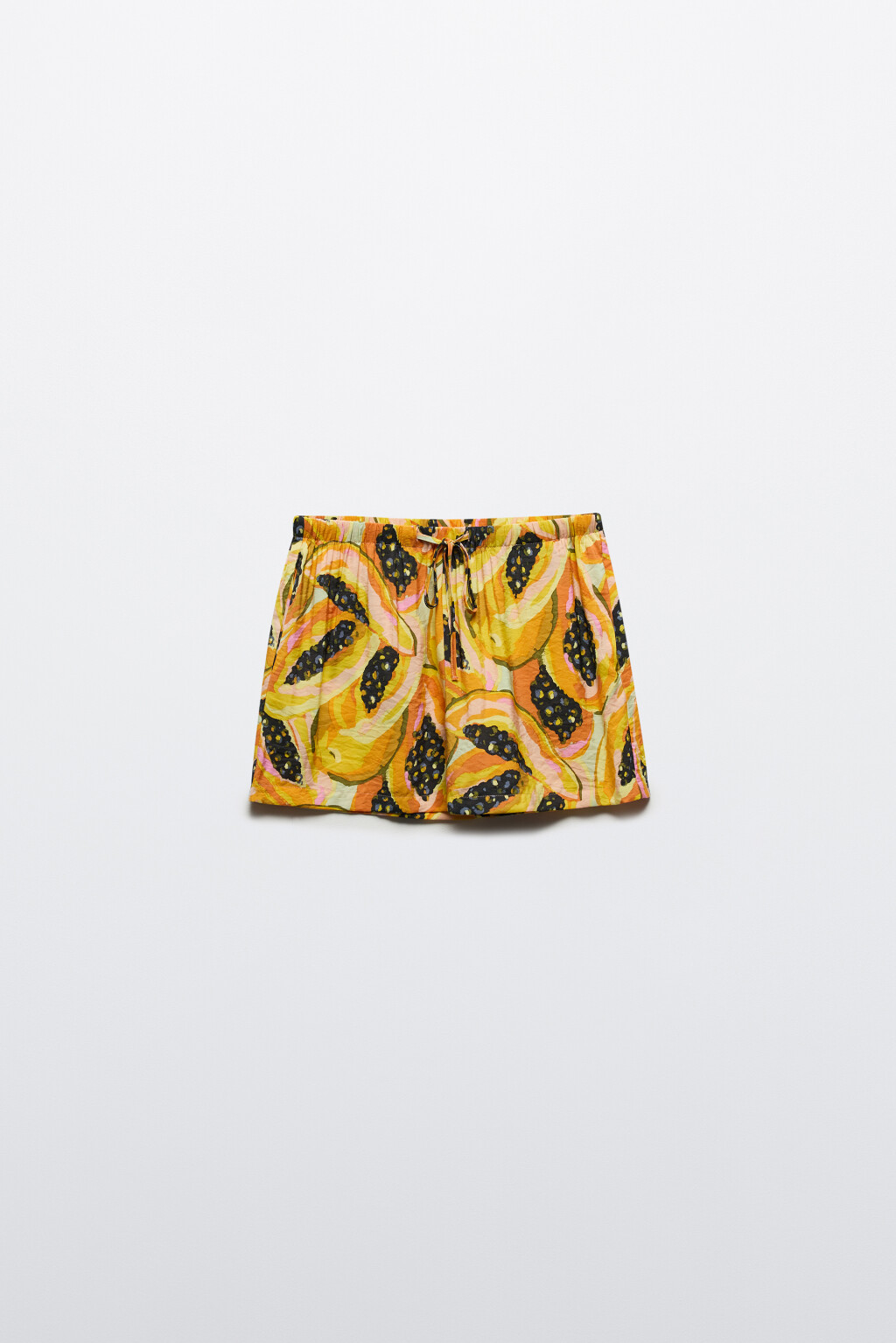 Шорты вискозные с принтом - цвет мультиколор - 11