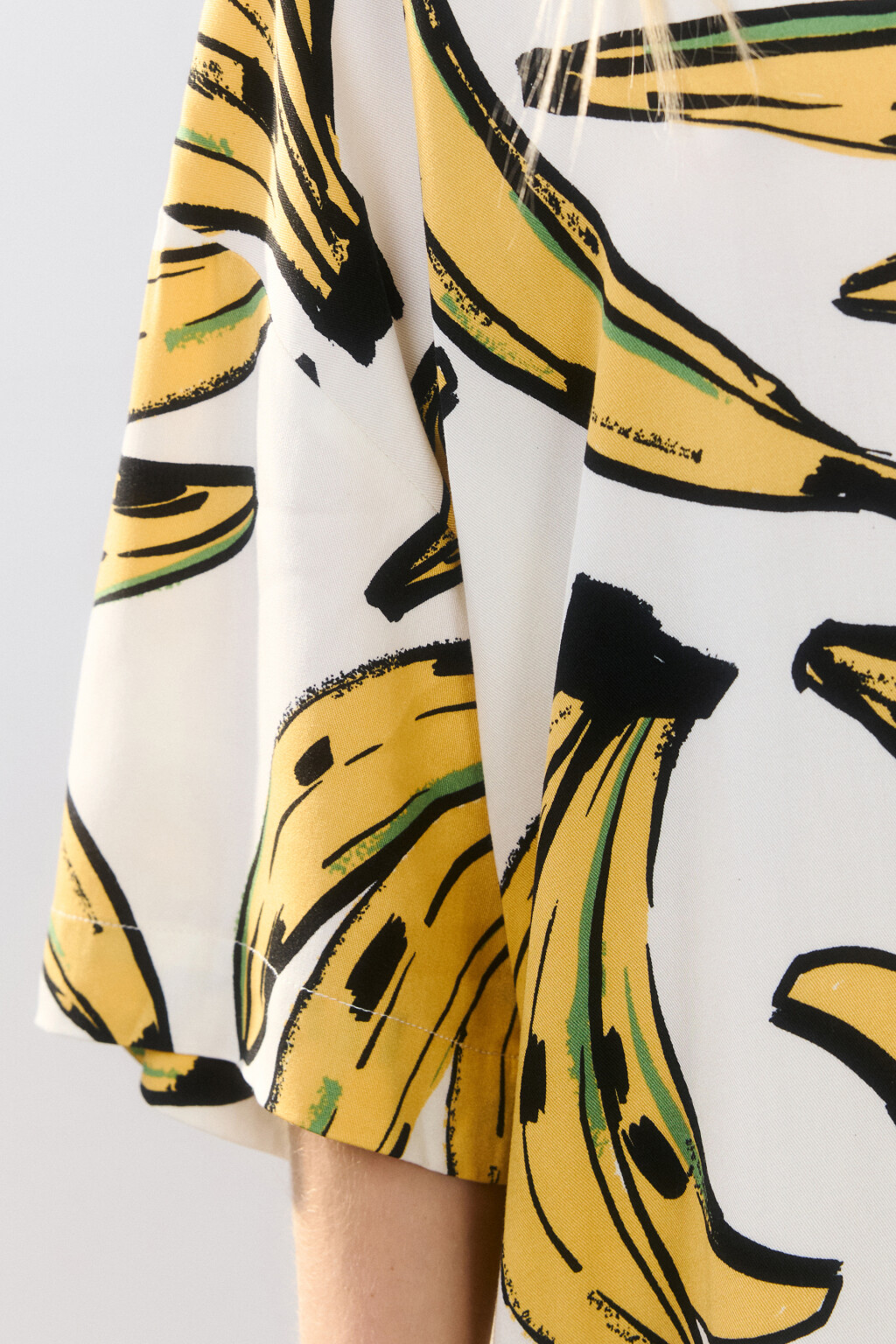 Рубашка вискозная с принтом - цвет мультиколор - 8