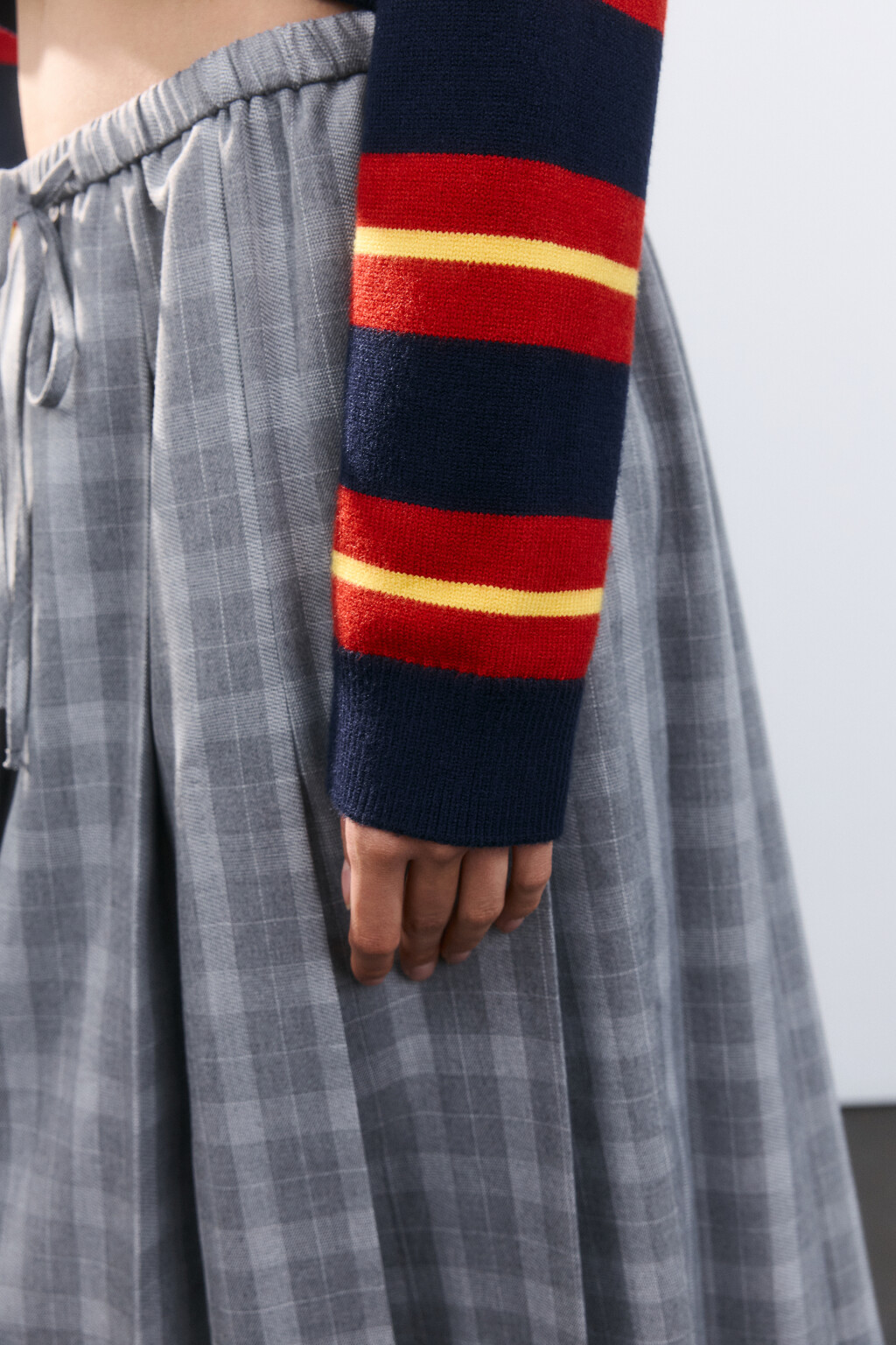 Джемпер-поло из вязаного трикотажа - цвет красный - 7