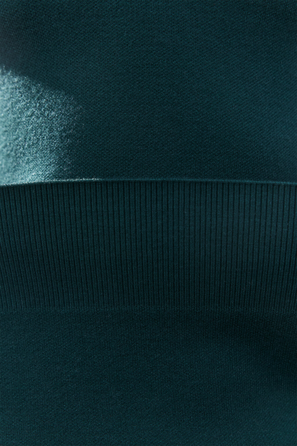 Джемпер вязаный с вышивкой и принтом - цвет зеленый - 7