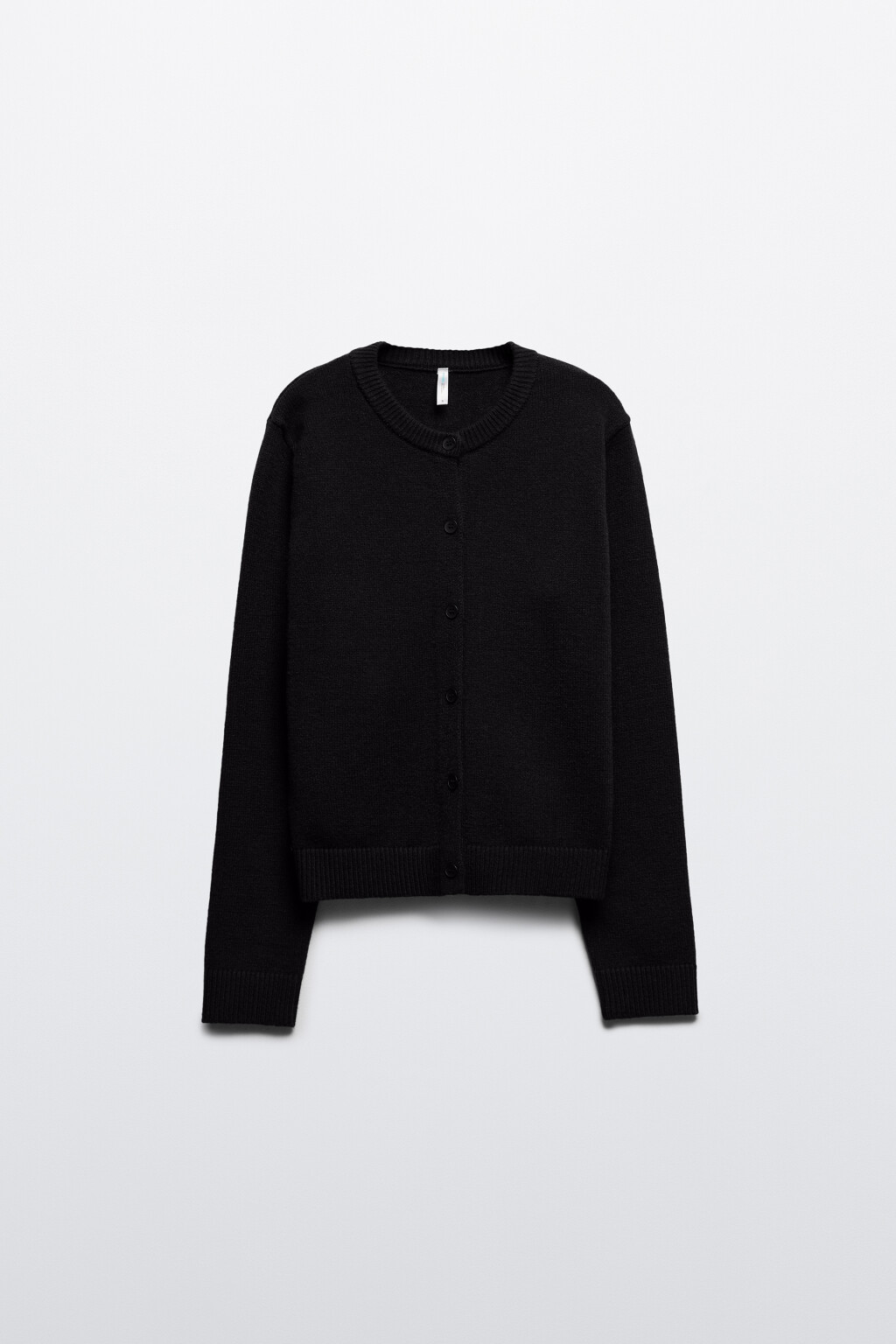 Кардиган на пуговицах с вышивкой - цвет черный - 7