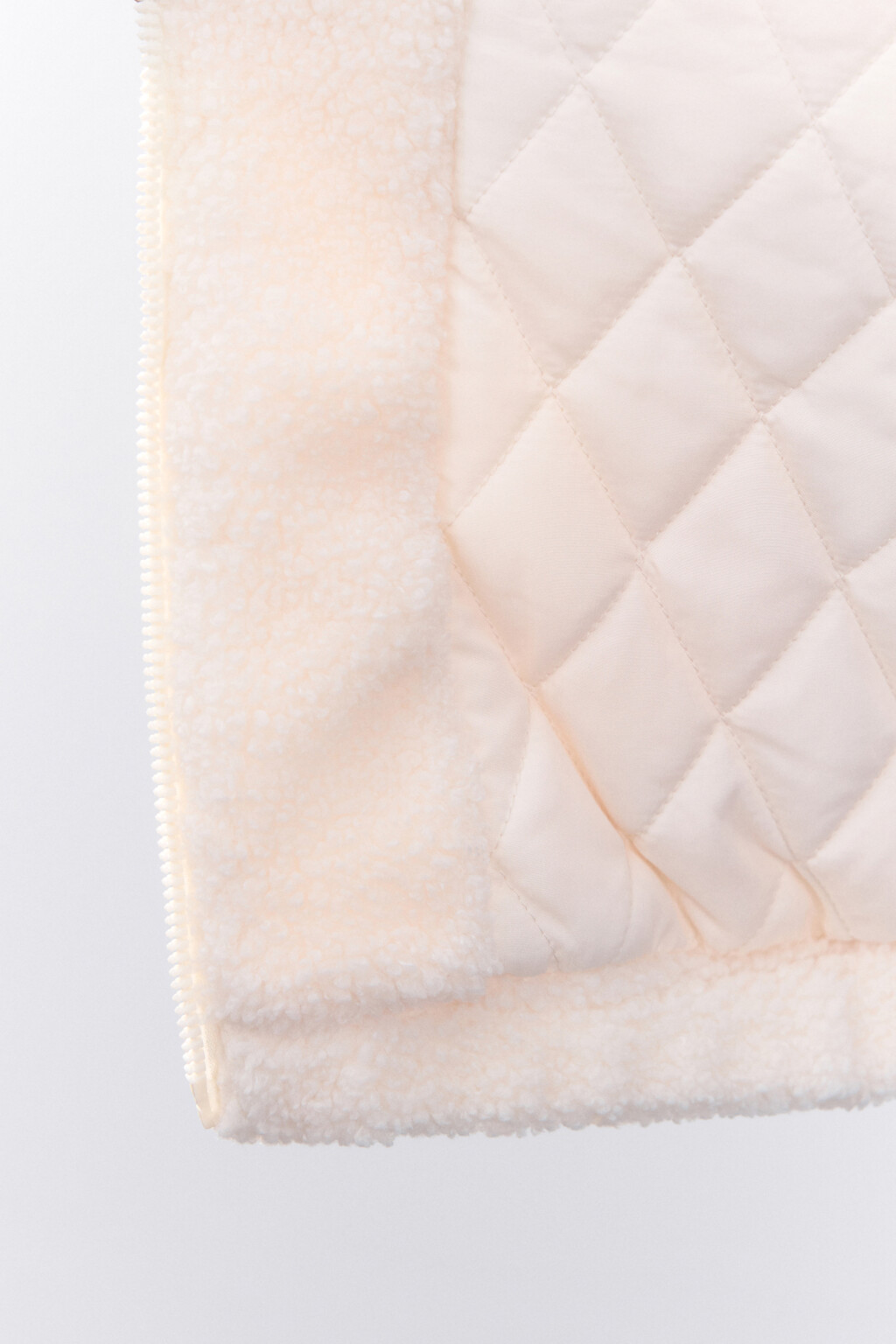 Куртка плюшевая с капюшоном - цвет молочный - 7