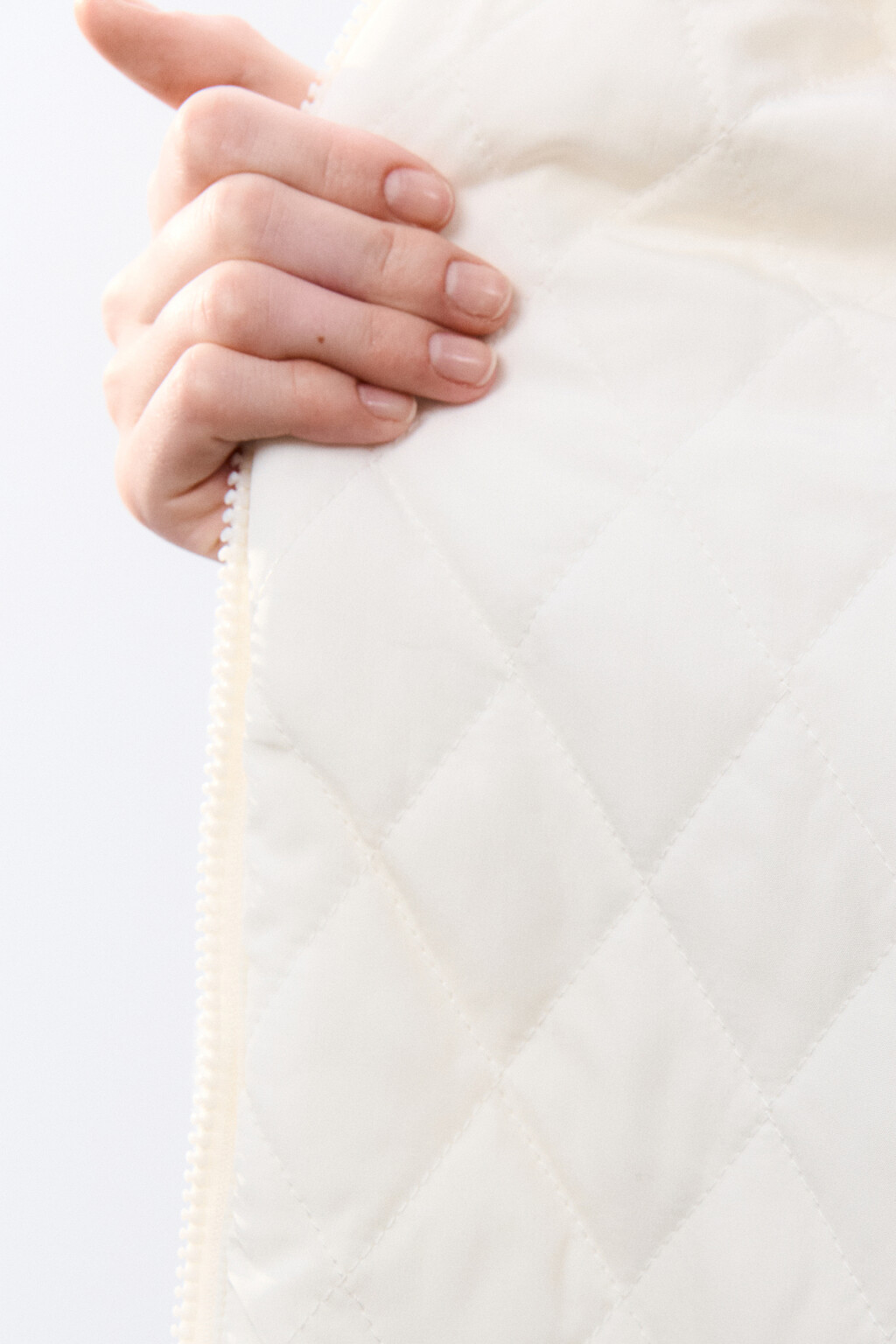 Куртка плюшевая на утеплителе - цвет молочный - 6