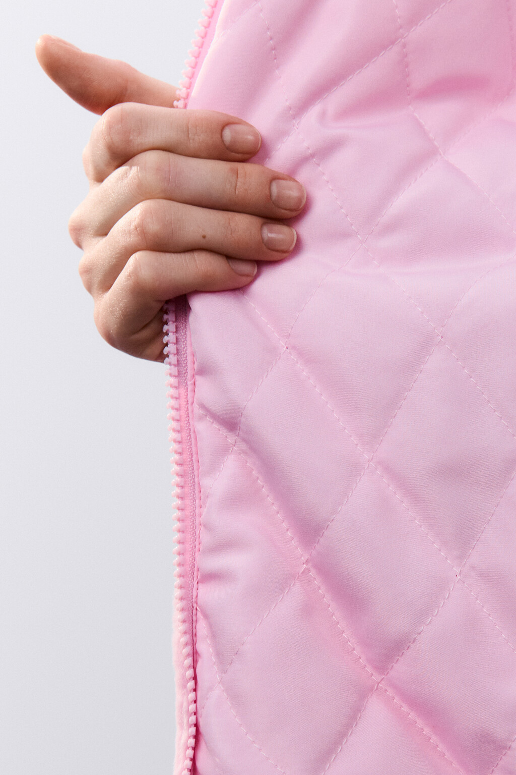 Куртка плюшевая на утеплителе - цвет розовый - 8