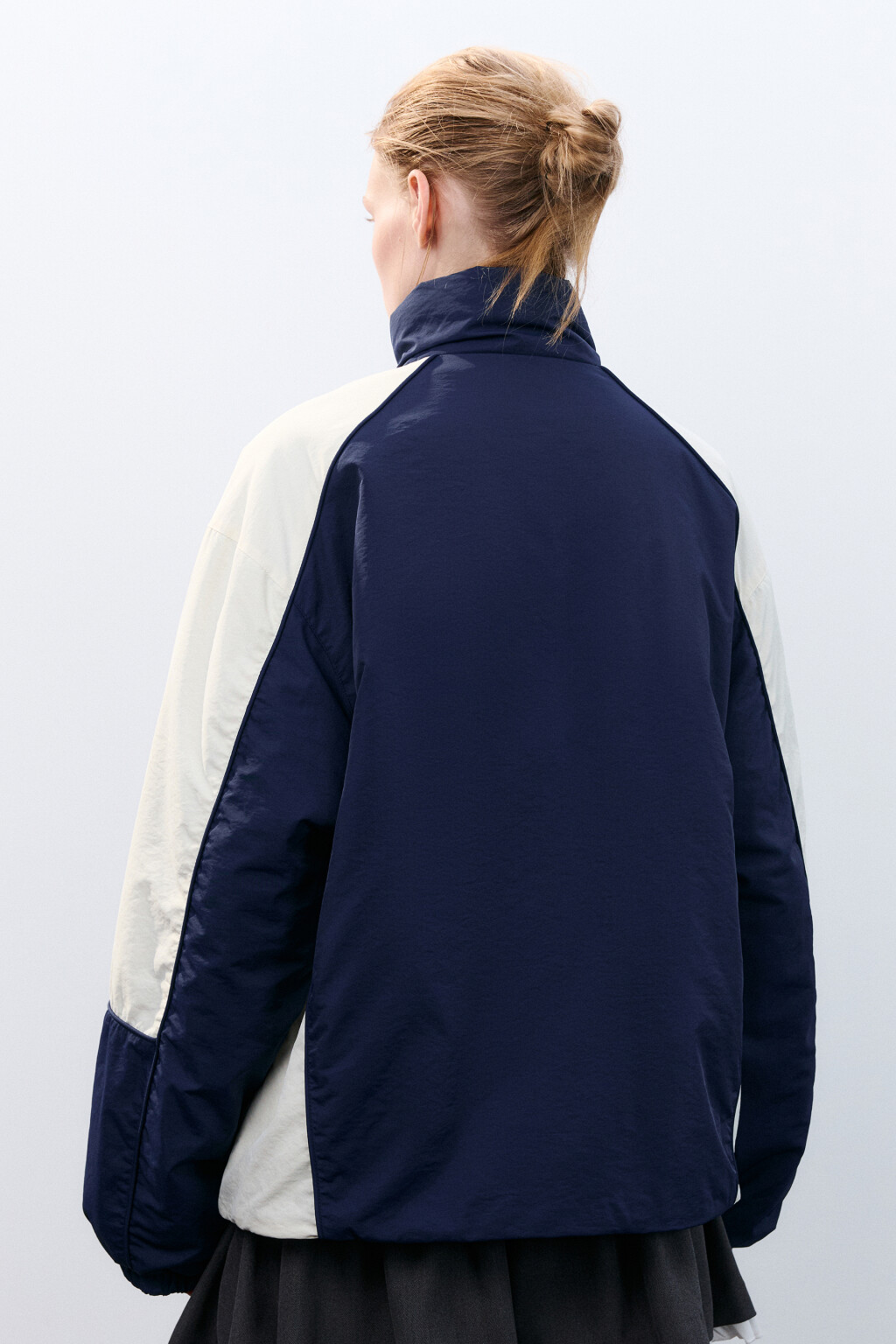 Куртка-олимпийка утепленная с принтом - цвет мультиколор - 4