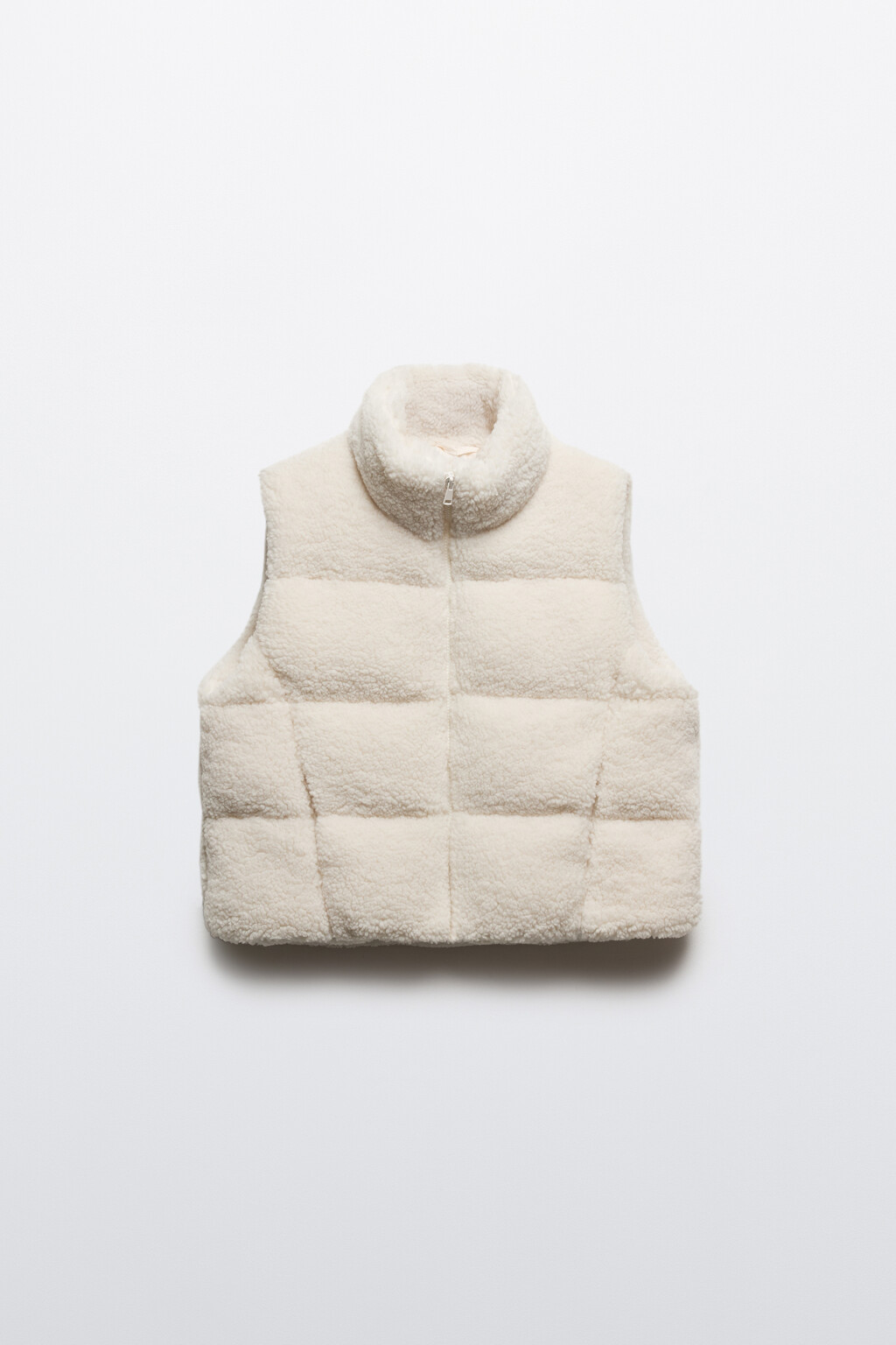Жилет плюшевый утепленный - цвет молочный - 9