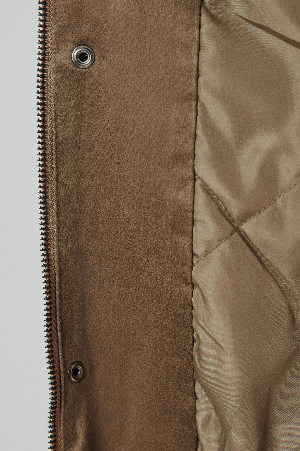 Куртка-бомбер с вареным эффектом - цвет коричневый - 8