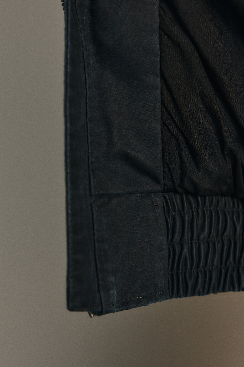 Куртка-бомбер на утеплителе - цвет синий - 8