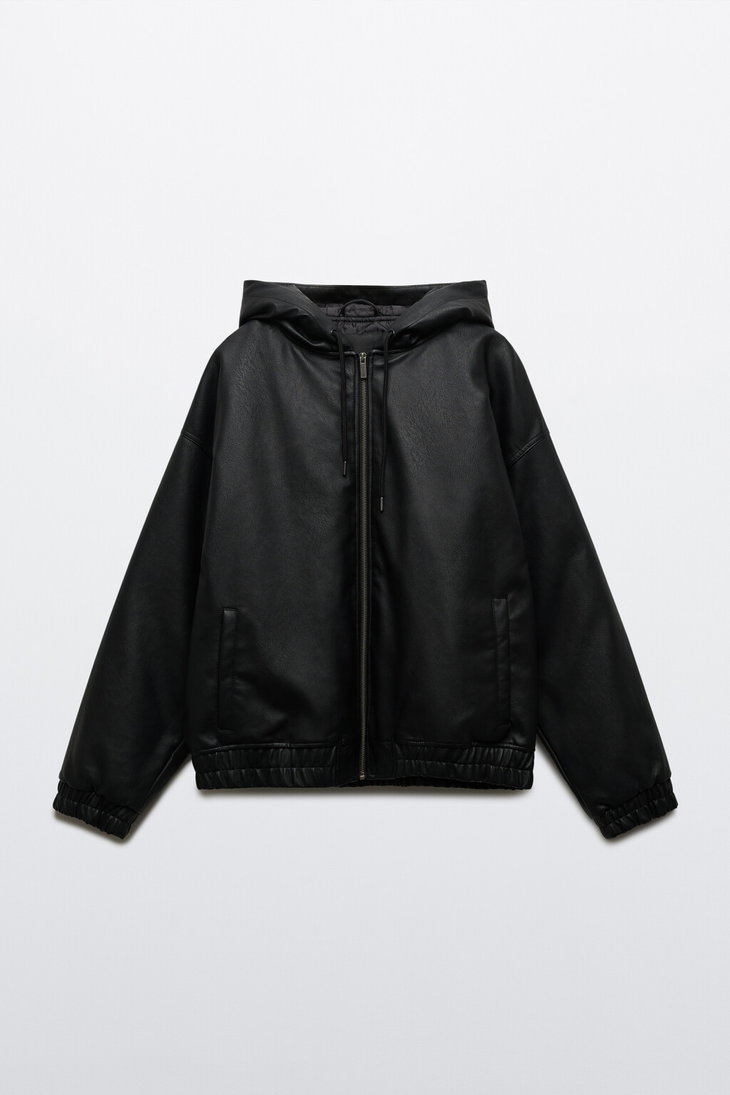 Куртка-бомбер с капюшоном - цвет черный - 9