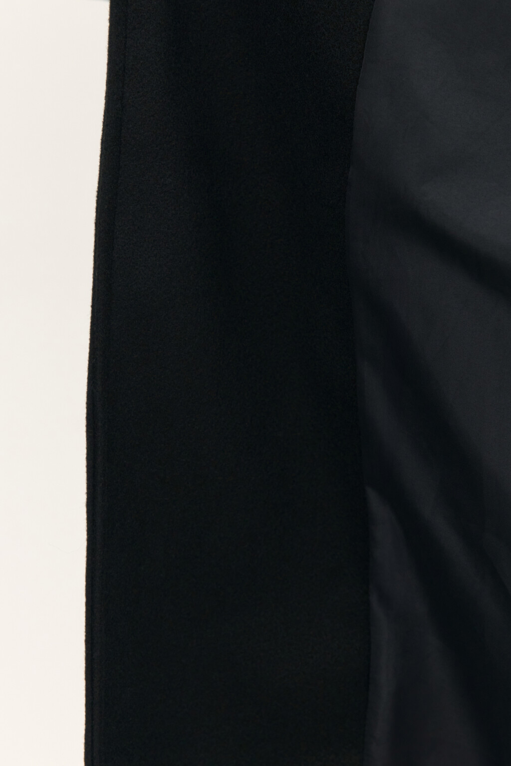 Пальто драповое ниже колена - цвет черный - 8