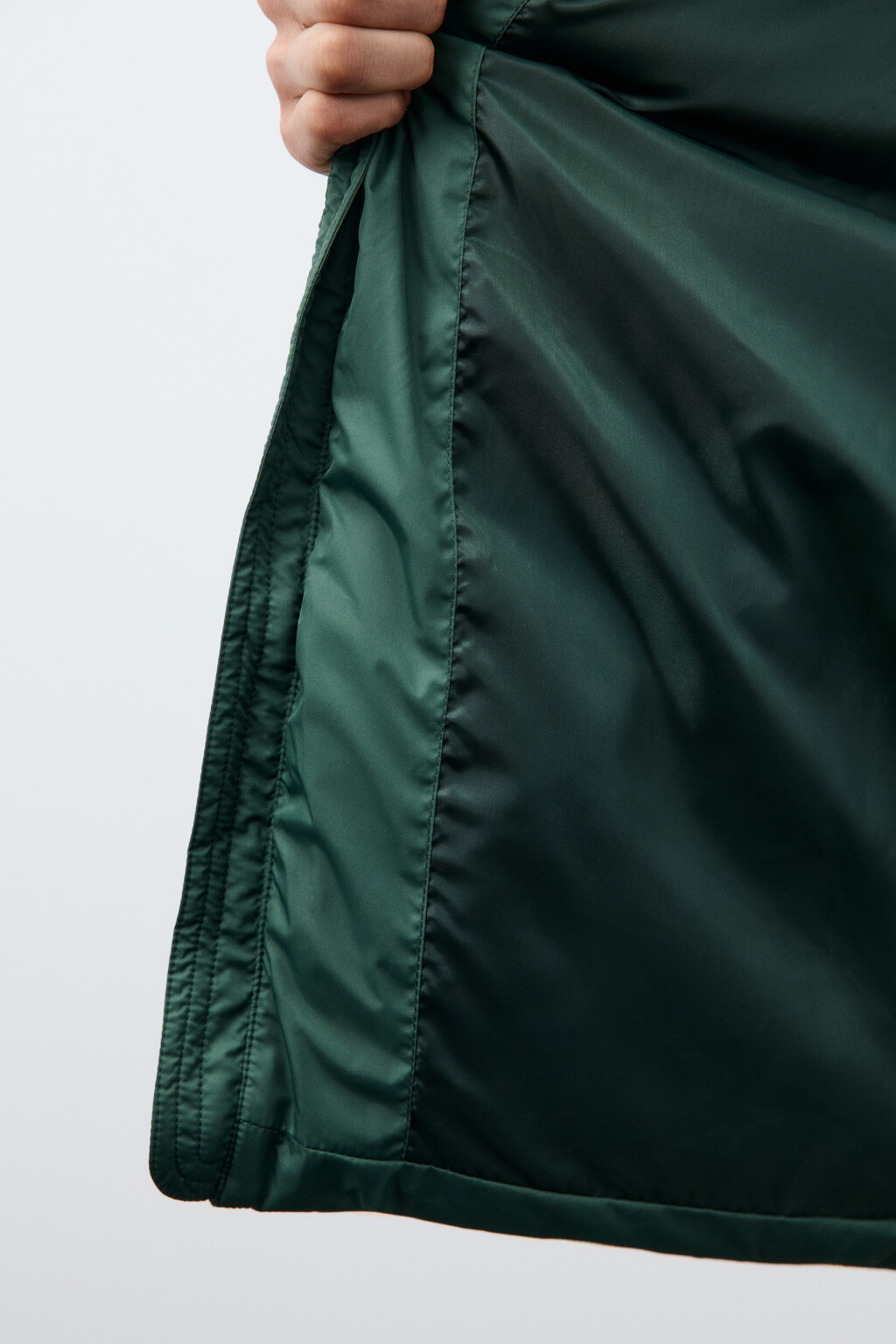 Жилет стеганый на утеплителе - цвет зеленый - 8