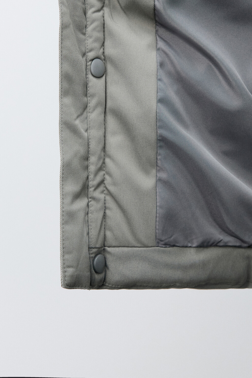 Жилет стеганый с капюшоном - цвет серый - 8