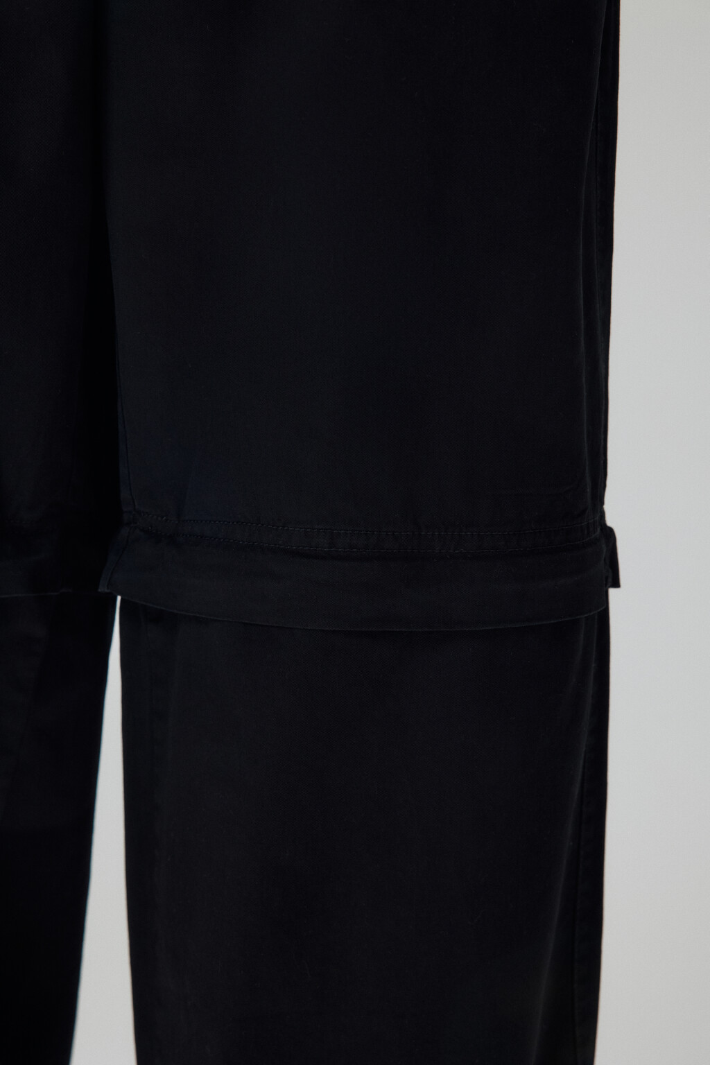 Брюки широкие со съемным низом - цвет черный - 6