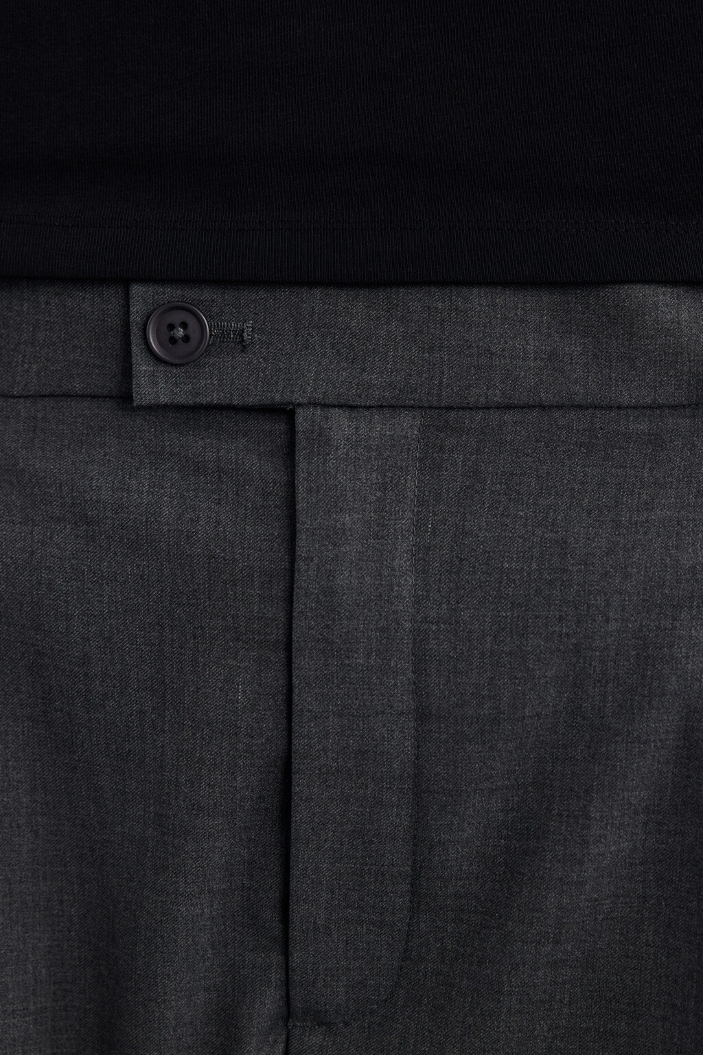 Брюки широкие костюмные со стрелками - цвет серый - 5