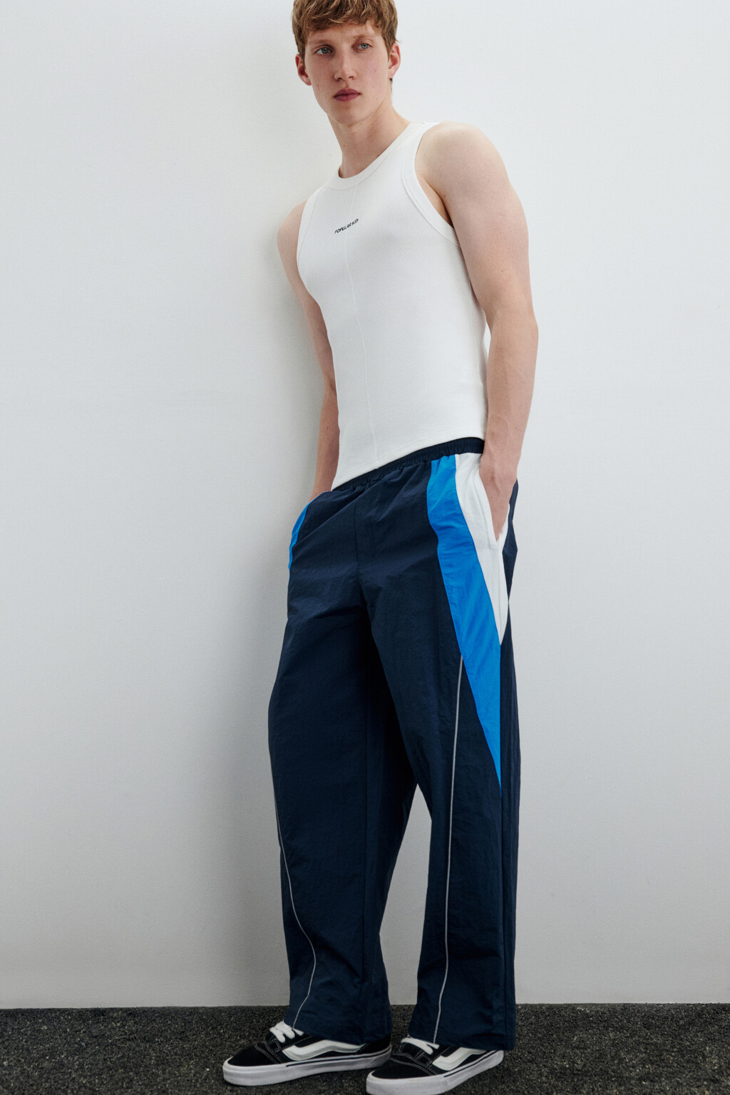 Брюки спортивные с принтом - цвет мультиколор - 1