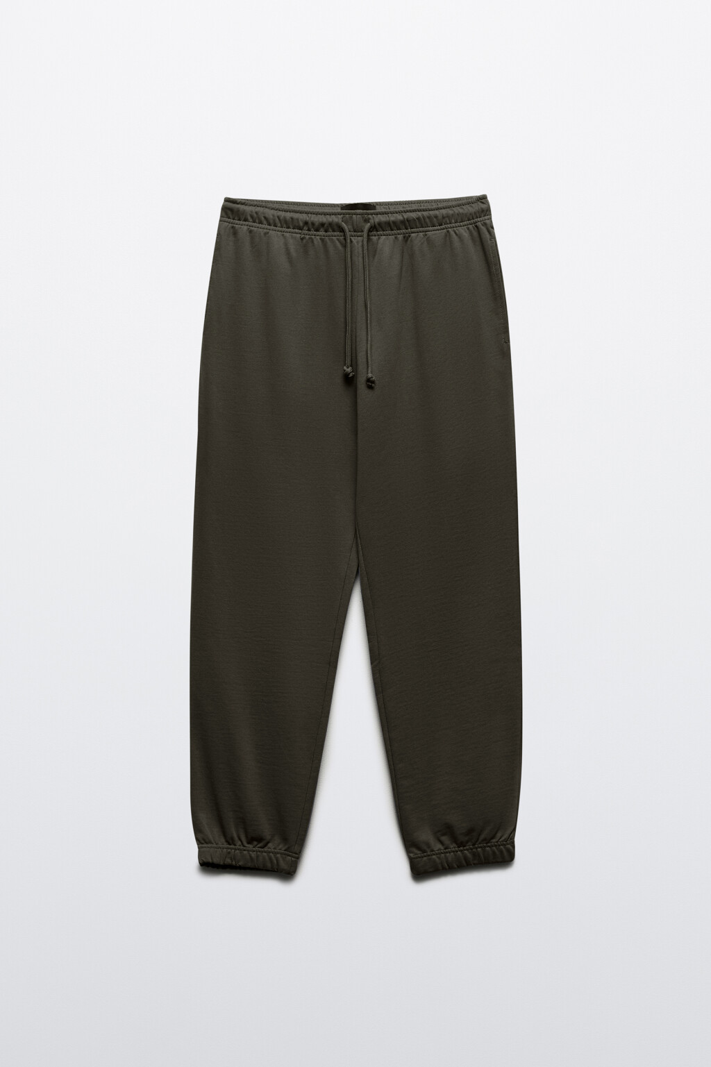 Брюки-джоггеры из хлопкового текстиля - цвет зеленый - 7