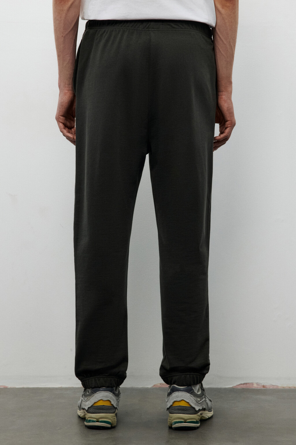 Брюки-джоггеры из хлопкового текстиля - цвет зеленый - 3