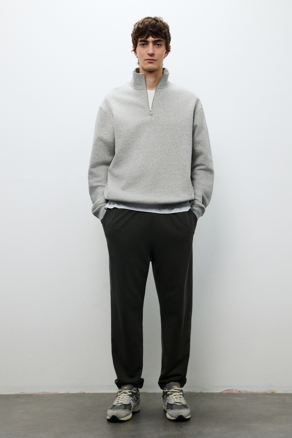 Брюки-джоггеры из хлопкового текстиля - цвет зеленый - 4