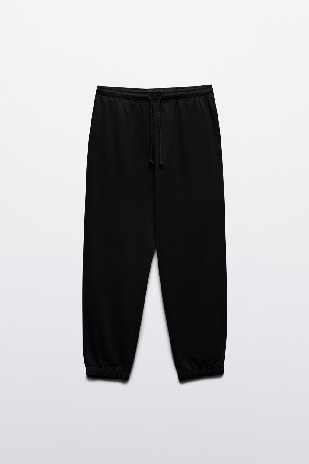 Брюки-джоггеры из хлопкового текстиля - цвет черный - 7