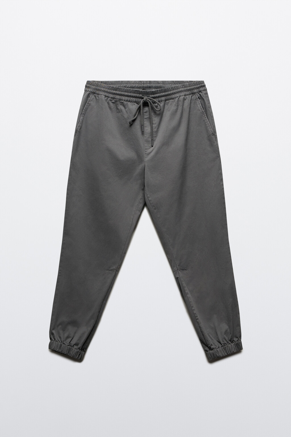 Брюки-джоггеры из хлопкового текстиля - цвет серый - 8
