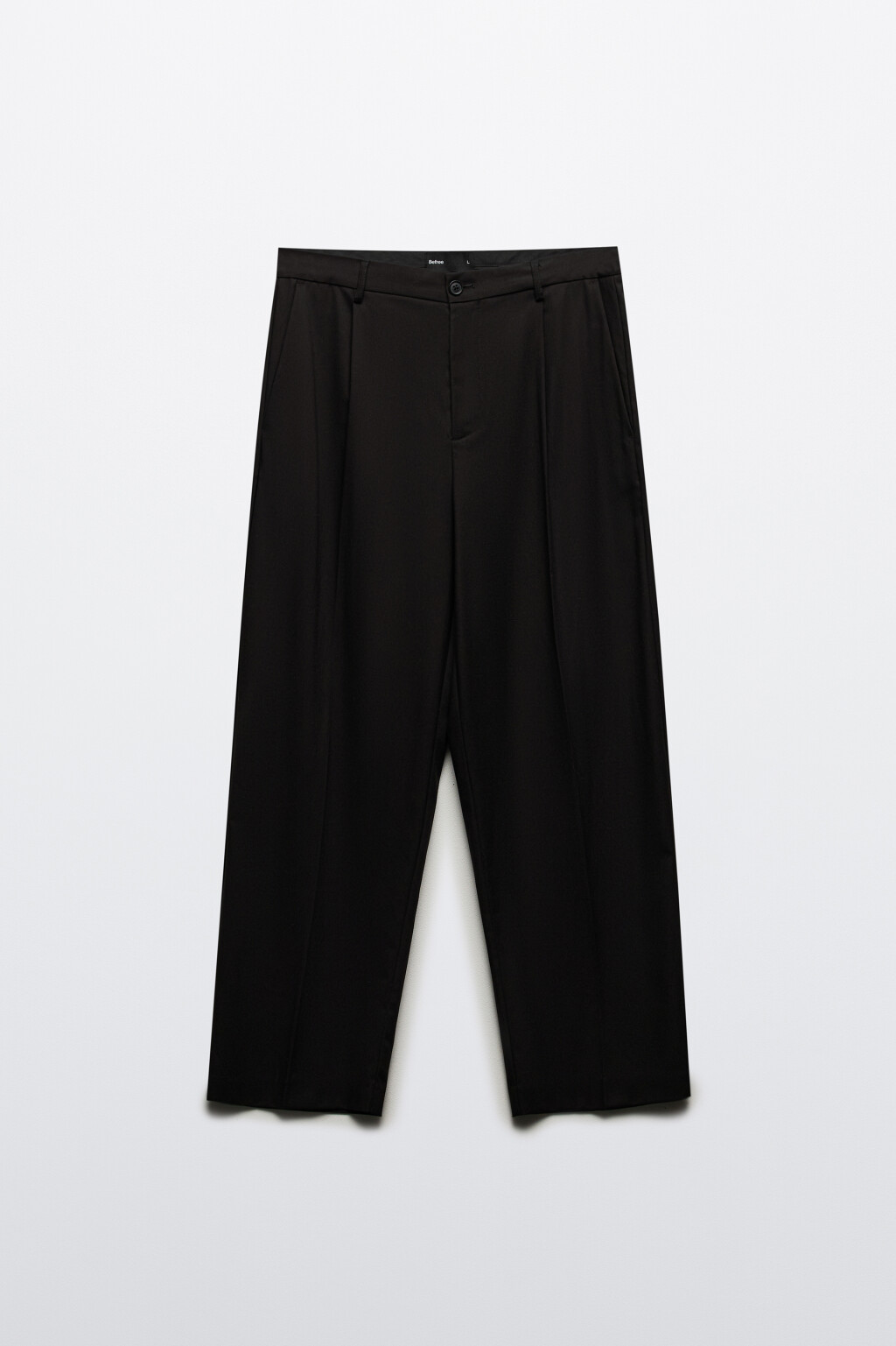 Брюки классические костюмные - цвет черный - 7