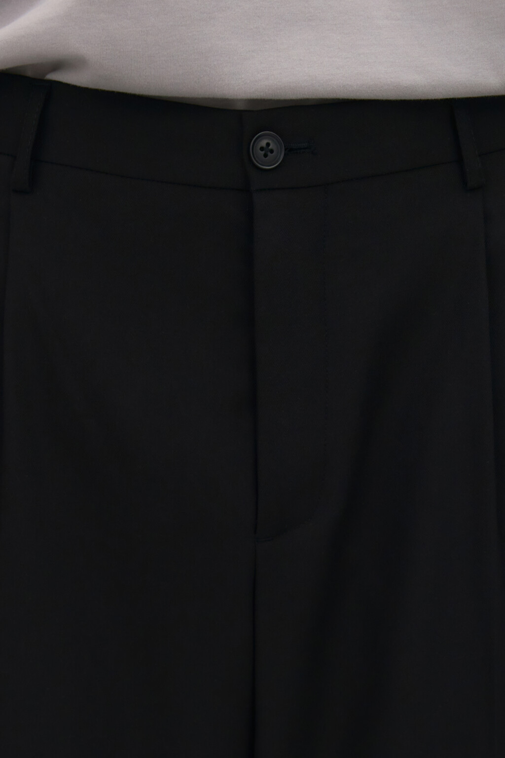Брюки классические костюмные - цвет черный - 5