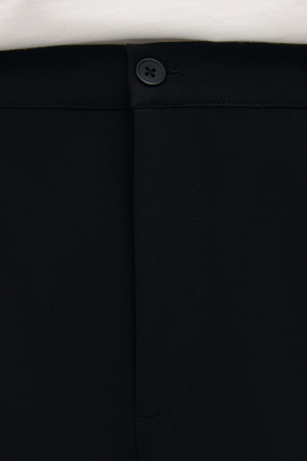 Брюки прямые костюмные - цвет черный - 6
