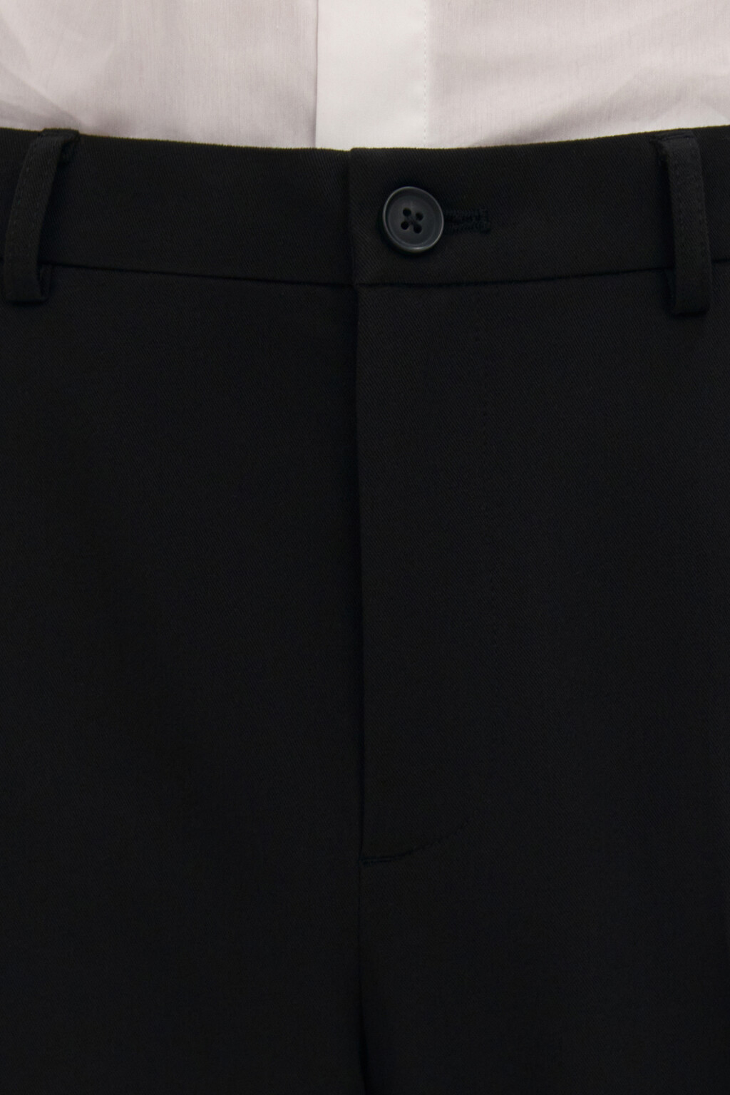 Брюки зауженные костюмные - цвет черный - 5