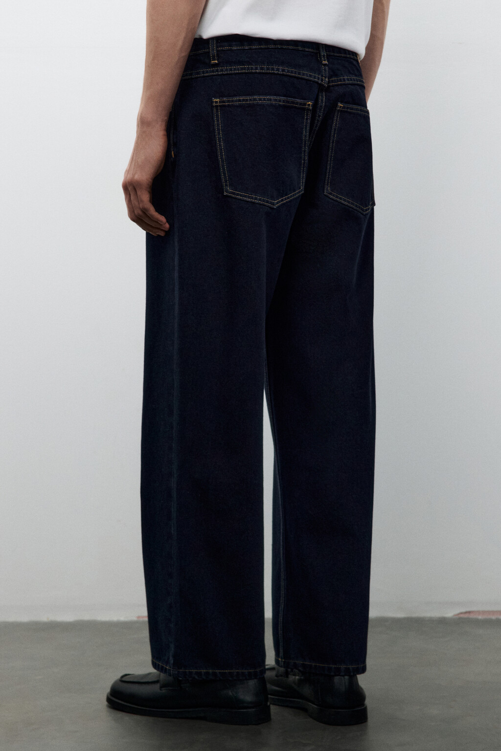 Джинсы прямые классические - цвет синий - 3