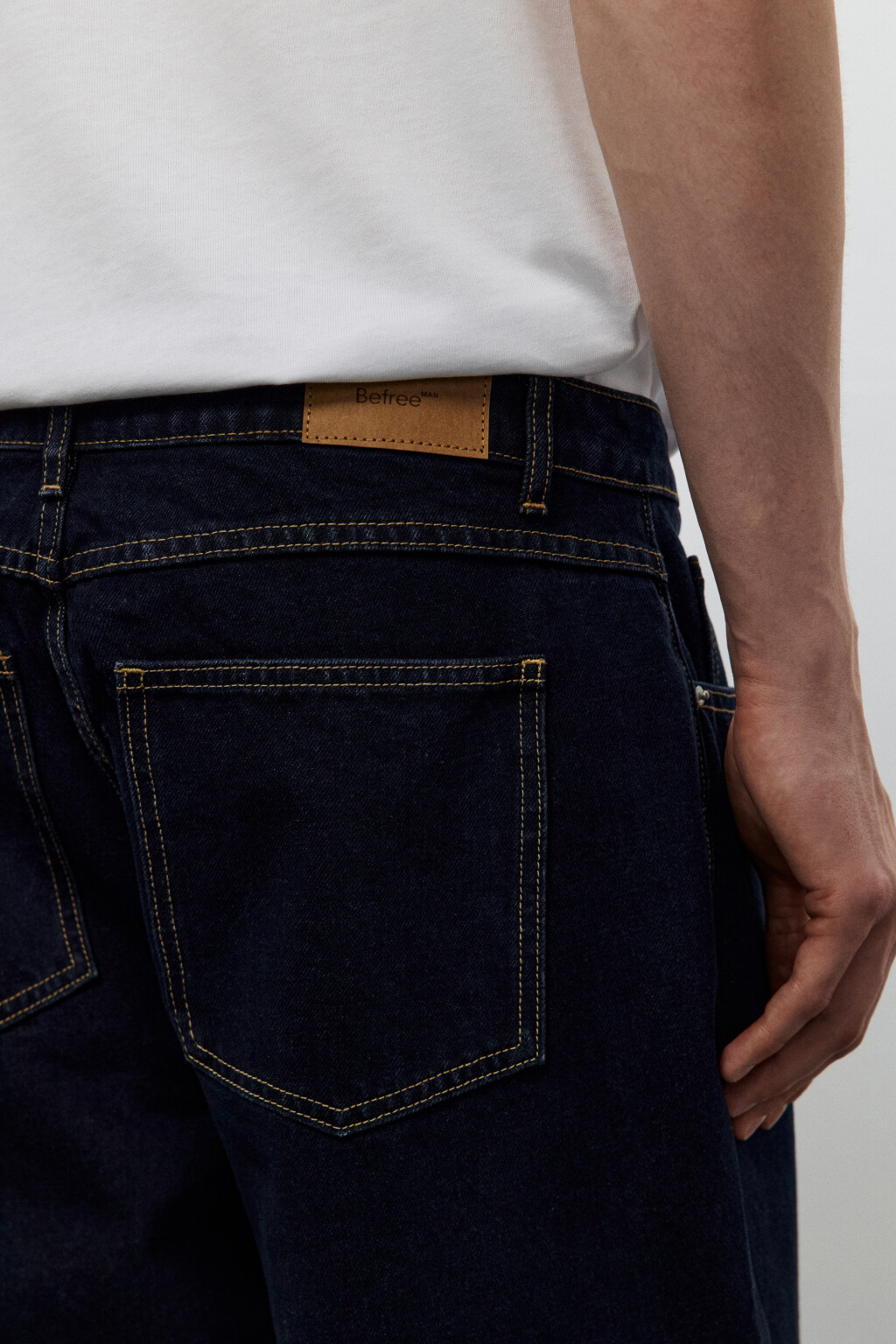 Джинсы прямые классические - цвет синий - 6