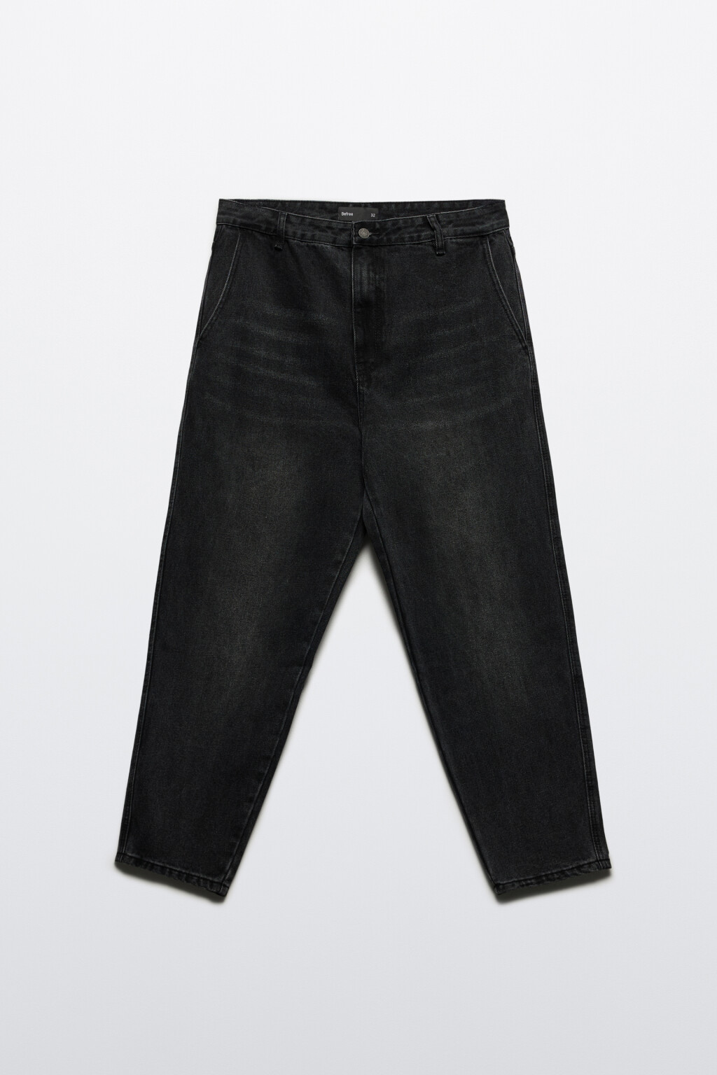 Джинсы baggy fit зауженные - цвет серый - 7